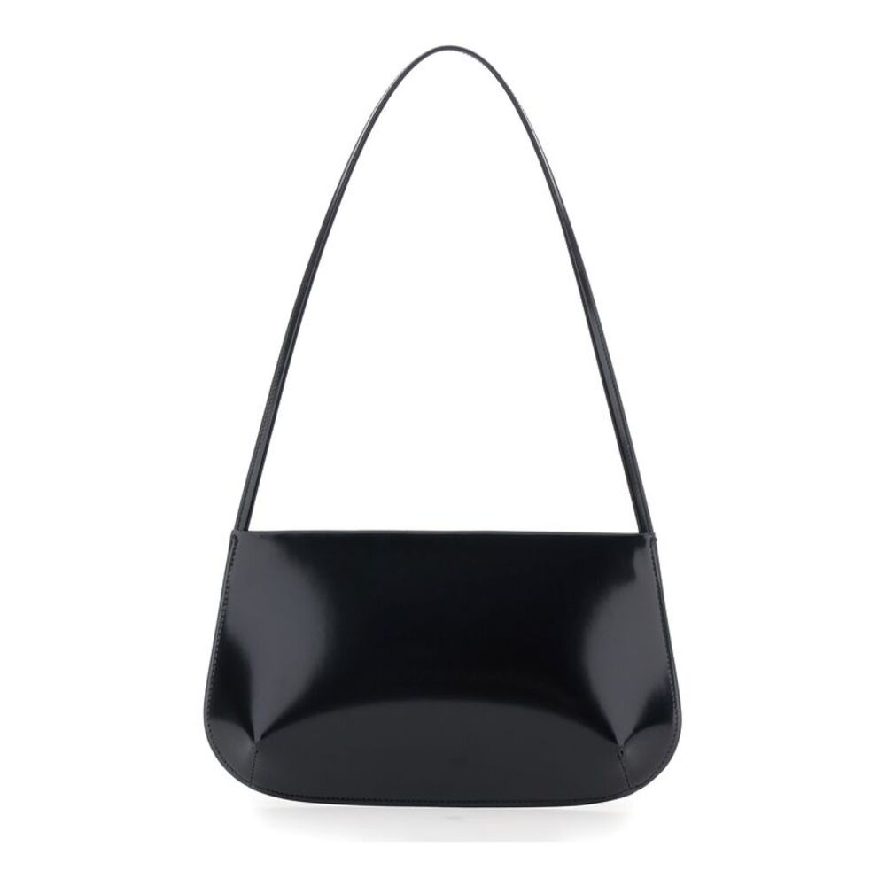 Fane Women Bra Bag In Elegant Design With Zip Closure, In Leather, Black, Women